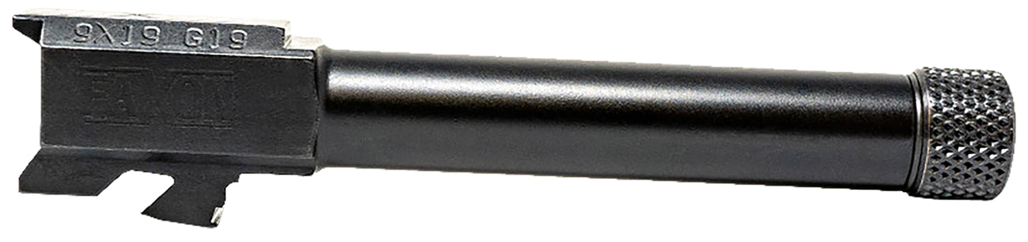 Faxon Firearms GA910N19NGQT Duty Series 9mm Luger Compatible w/Glock 19 Gen2-5, Salt Bath Nitride 4150 Steel