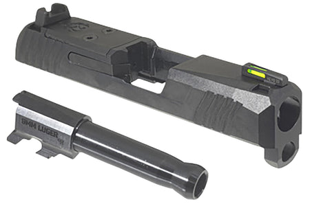 Ruger Max-9 Slide Assembly Fits Ruger Max-9 9mm Luger, Black Optic Ready/Serrated Slide