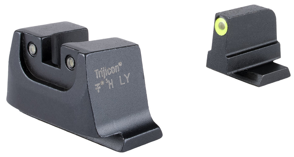 Trijicon SA240C601149 Suppressor/Optic Height Sights Green/Tritium Yellow Outline Front Sight-Green/Tritium Black Outline Rear Sight Smith & Wesson M&P C.O.R.E./ M&P M2.0