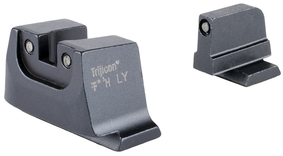 Trijicon SA240C601150 Suppressor/Optic Height Sights Green/Tritium Black Outline Front Sight-Green/Tritium Black Outline Rear Sight Smith & Wesson M&P C.O.R.E./ M&P M2.0