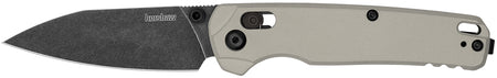 Kershaw 6105 Bel Air 3" Folding Reverse Tanto Plain Blackwash CPM MagnaCut Steel Blade, Bright Nickel Cerakote Aluminum Handle