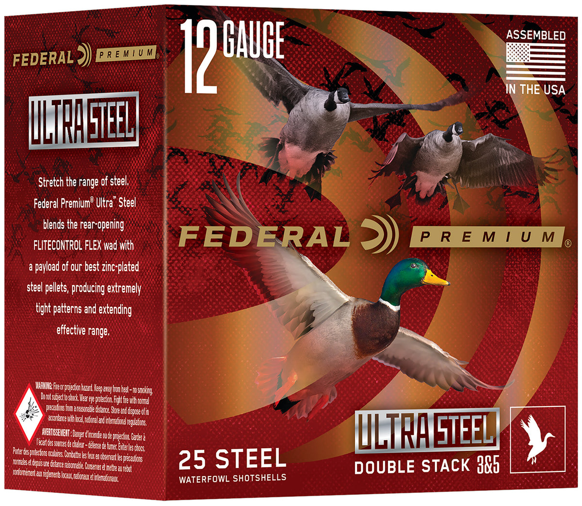 Federal Ultra Steel 12 Gauge 3 in 1-1/4 oz BB / 2