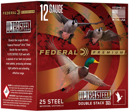 Federal Ultra Steel 12 Gauge 3 in 1-1/4 oz BB / 2
