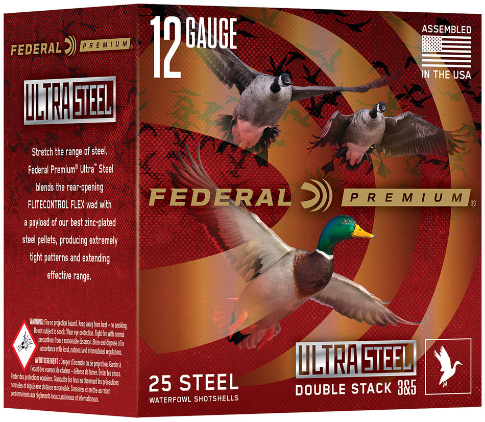 Federal Ultra Steel 12 Gauge 3 in 1-1/4 oz BB / 2
