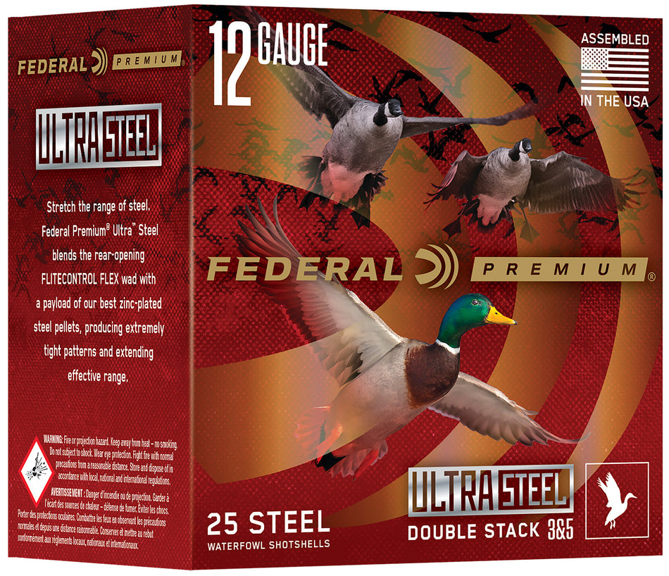 Federal Ultra Steel 12 Gauge 3 in 1-1/4 oz #3 / 5