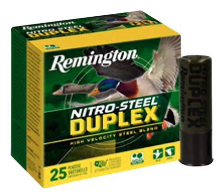 Remington Nitro Steel Duplex High Velocity Steel Blend 12 Gauge 3 in 1-1/4 oz BB / 2