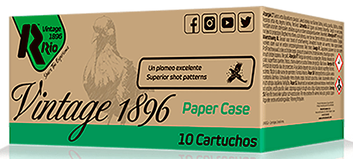 Rio Vintage 1896 Paper Flyer 12 Gauge 2 3/4" #8 Shot