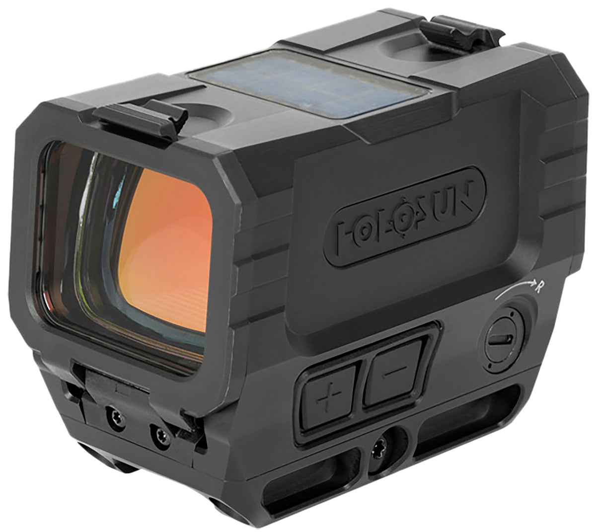 Holosun RONINAEMSMAXRD AEMS Max Ronin Black Anodized 1 x 1.1" x 0.87" 2 MOA Red Dot/65 MOA Circle Multi Reticle