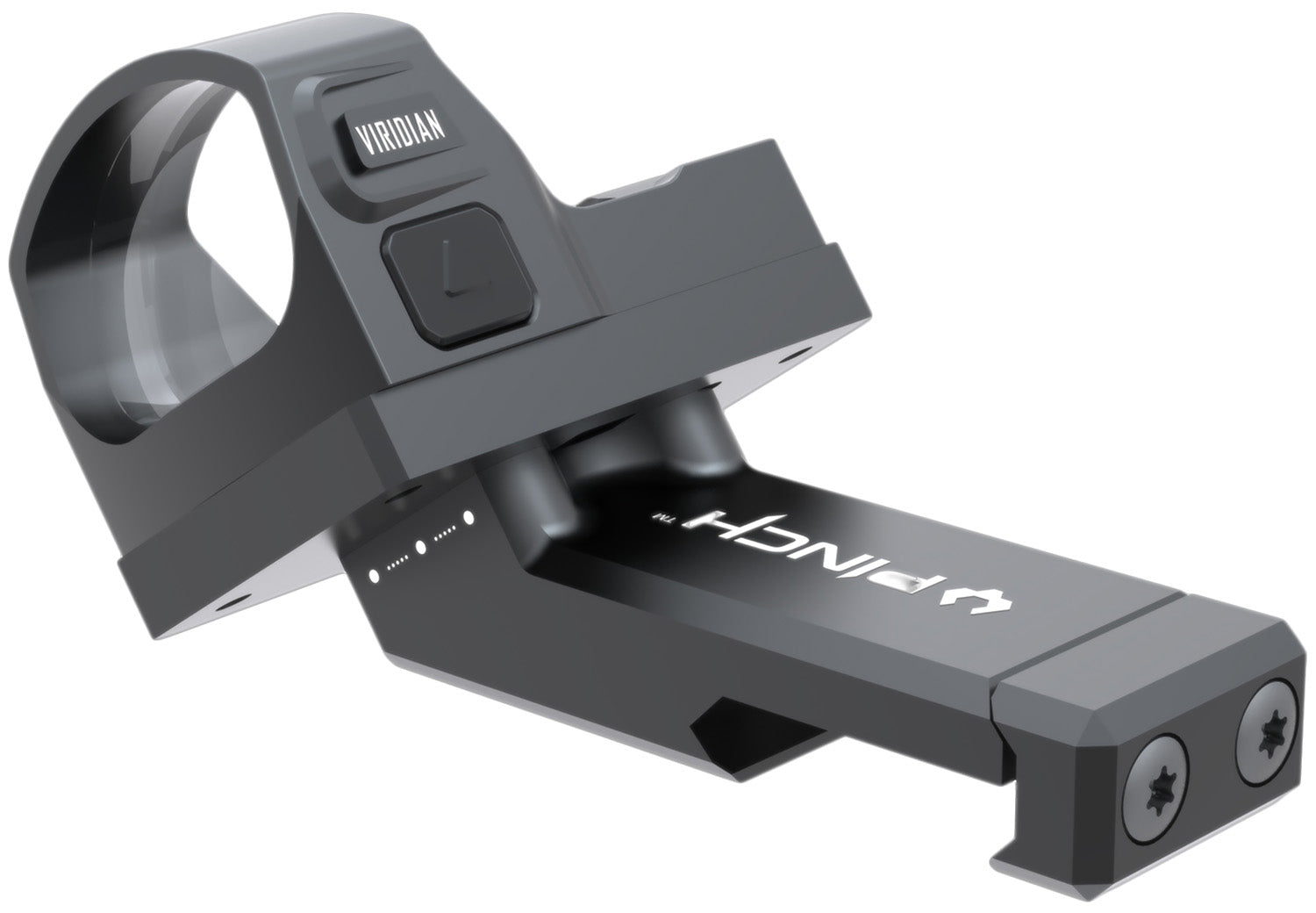 Viridian 9820036 PINCH Adjustable 35 Degree Offset Mount with Shield RMSc Adapter Black Anodized