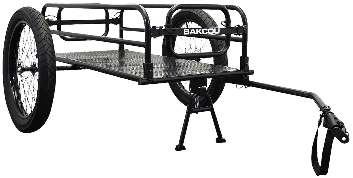 Bakcou E-bikes AFCT Cargo EBike Trailer Includes Kickstand Black 70" 9501137819110