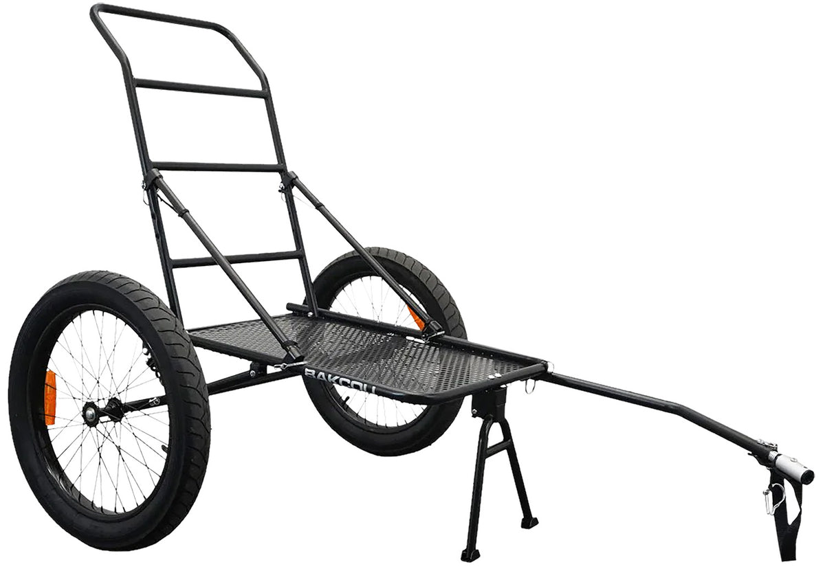 Bakcou E-bikes RFDT Deer EBike Trailer Includes Kickstand Black 72" 9502784559145
