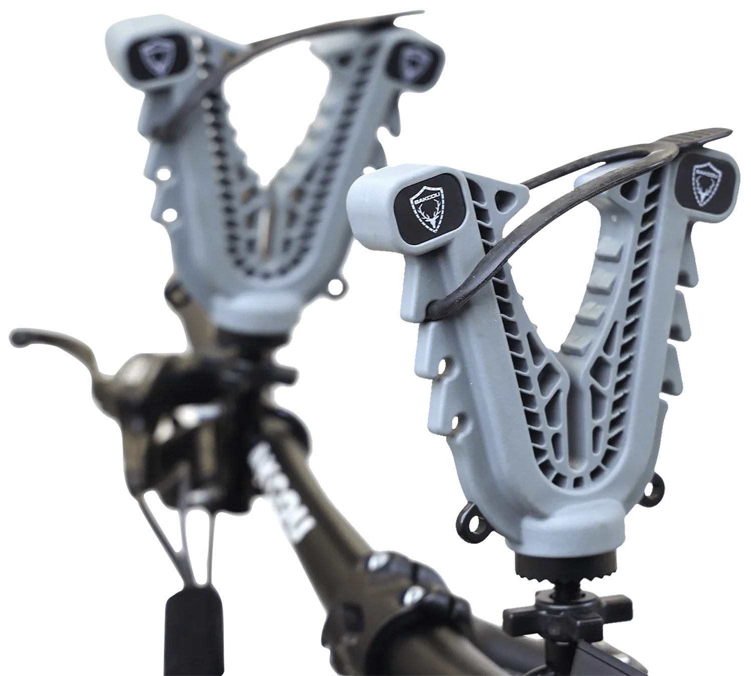 Bakcou E-bikes AUGBR Universal Mount Gun/Bow Rack For Bakcou Bikes Gray/Black 673926581627