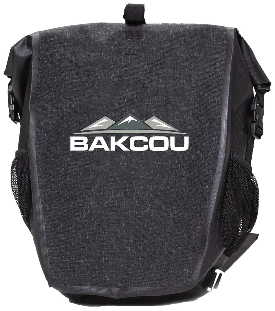 Bakcou E-bikes APB Pannier Bag Black Heavy Canvas Fabric 2 Bags 9502623834594