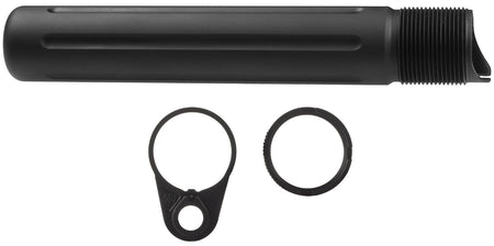 Primary Weapons 4G2BTPB-1F Castle Nut 7075 T-6 Aluminum Black Anodized