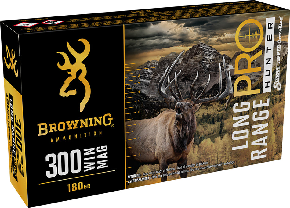 Browning .300 Winchester Mag Long Range Pro 180gr PolyTip Ammo
