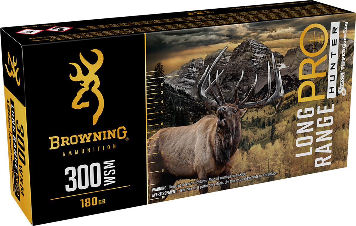 Browning .300 WSM Long Range Pro 180gr PolyTip Ammo