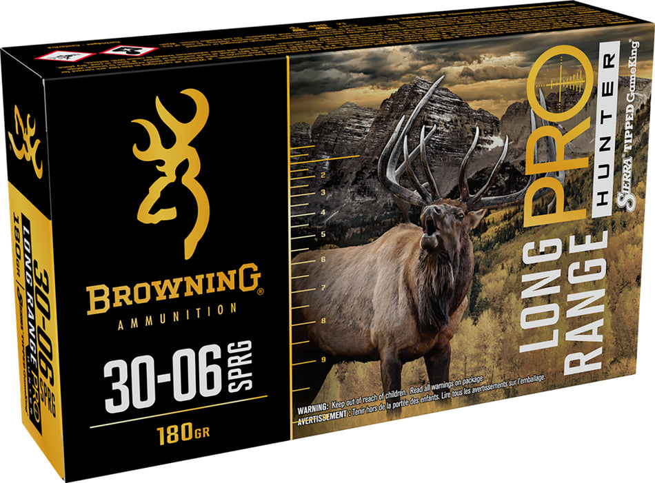 Browning .30-06 Springfield Long Range Pro 180gr PolyTip Ammo