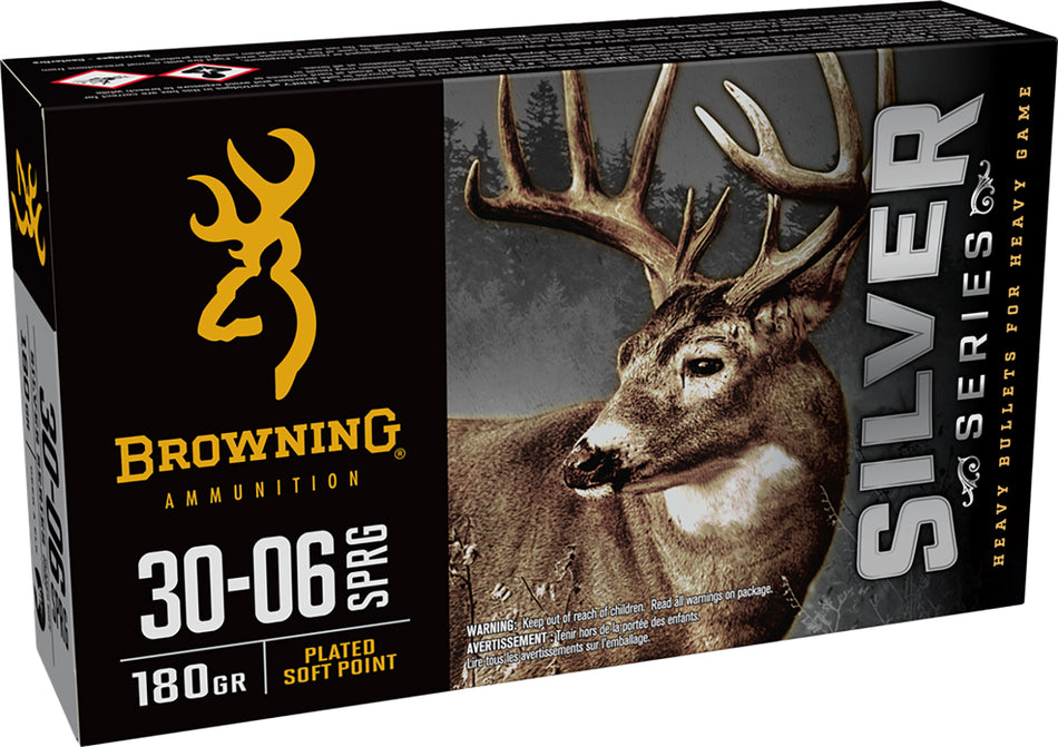 Browning .30-06 Springfield Silver 180gr JSP Ammo