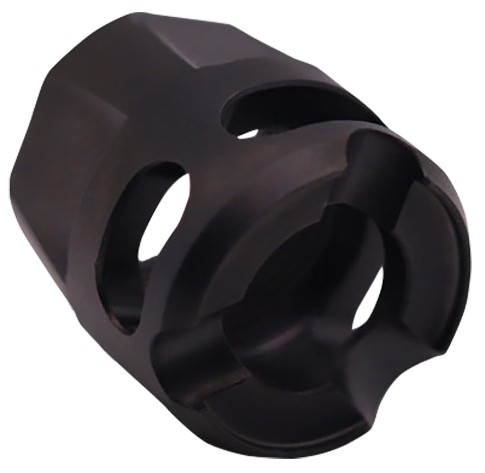 True Precision Inc TPYMICROBC Micro Compensator Y-Type Black DLC 416R Stainless Steel 1/2"x28 Threads 9mm/380 ACP