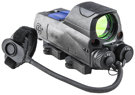 Meprolight USA 0687743 MOR PRO Black 1 x 30 mm 2.2 MOA Dot/Bullseye Reticle Green & IR Laser