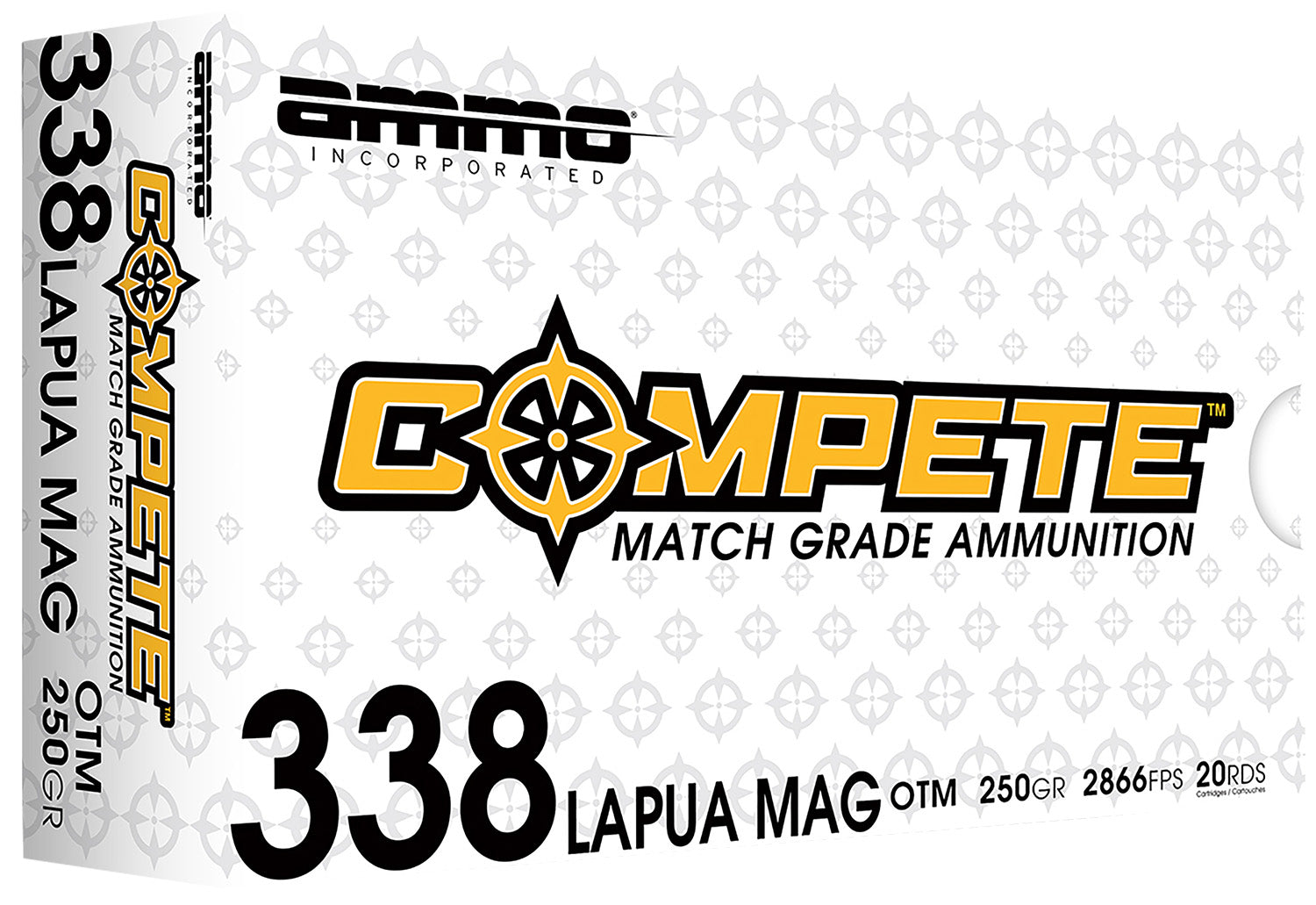 Ammo Inc .338 Lapua Magnum Match 250gr BTHP Ammo