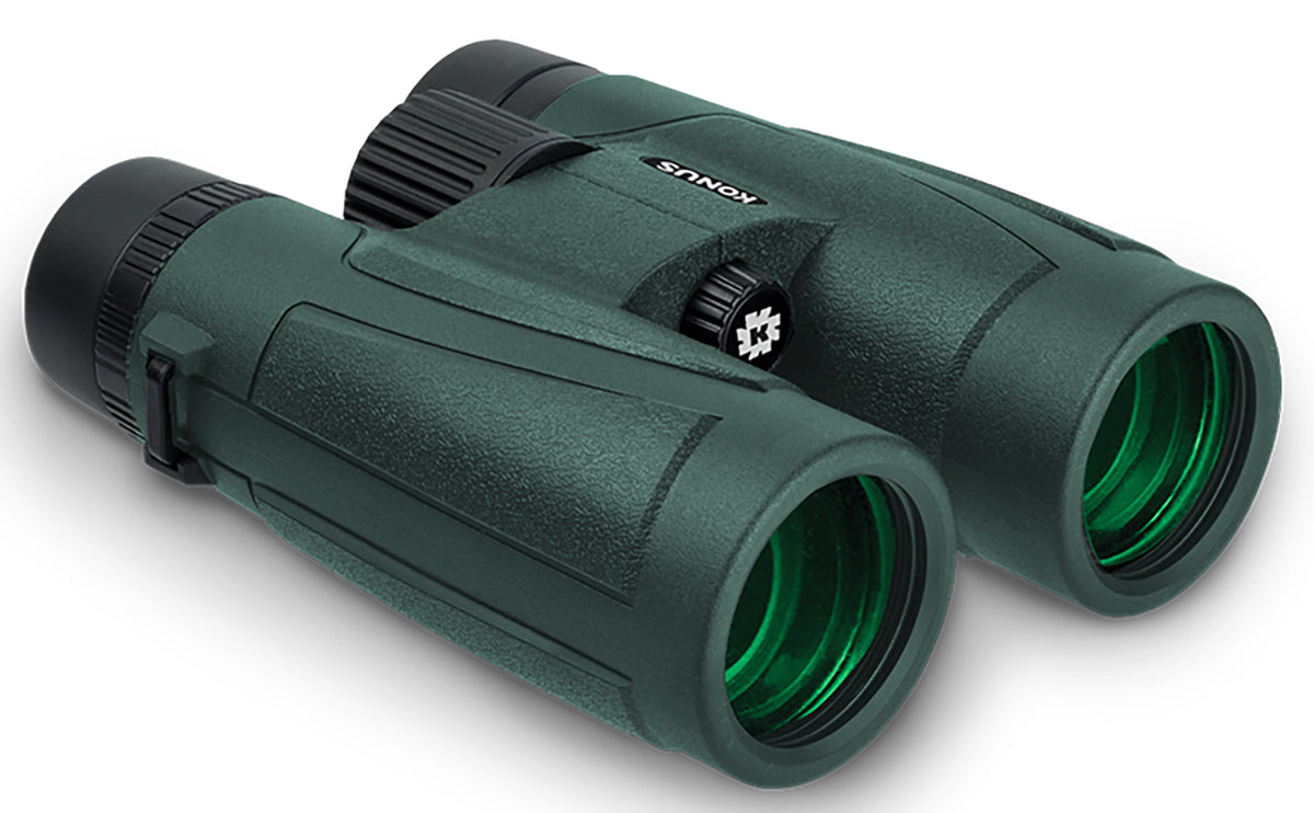 Konus 2272 Regent-HD 8x42 W.A. BaK-4 Roof Prism Center Focus Black Rubber Armor