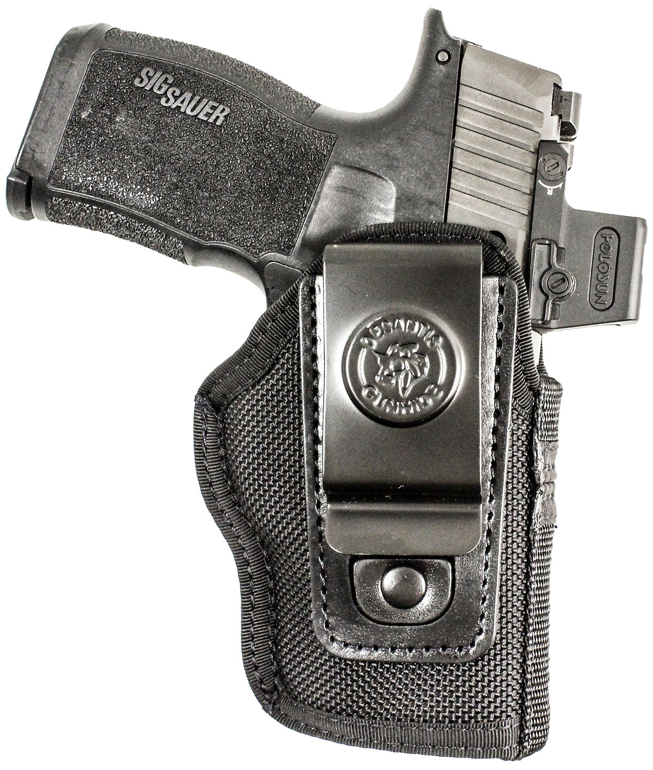 DeSantis Gunhide N87BJ9YZ0 Pro Stealth IWB Black Nylon Sig Sauer P365 w/Red Dot Ambidextrous