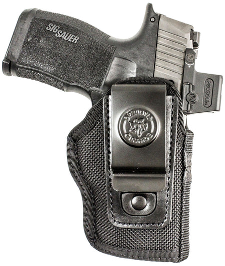 DeSantis Gunhide N87BJ9YZ0 Pro Stealth IWB Black Nylon Sig Sauer P365 w/Red Dot Ambidextrous