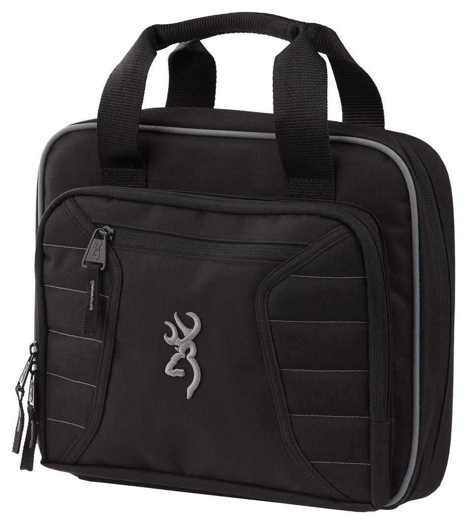 Browning 1431089901 Double Black Polyester Holds 2 Handguns