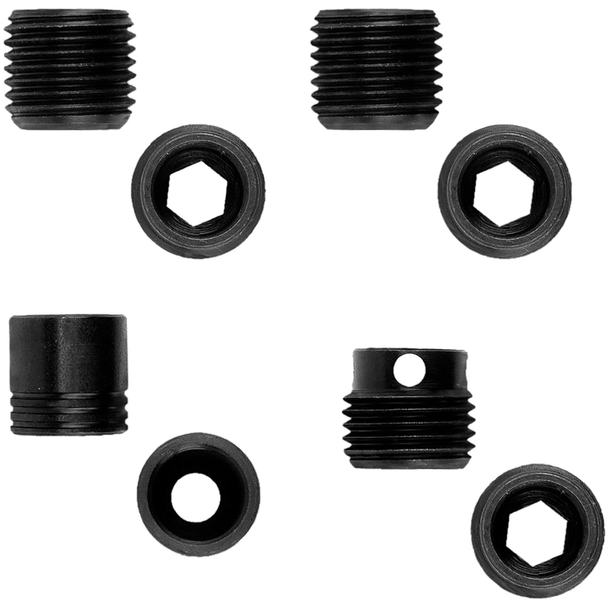 GrovTec US Inc GTHM289 Heavy Duty Push Button Bases Black Steel To Stock Mount (2) 1 PK