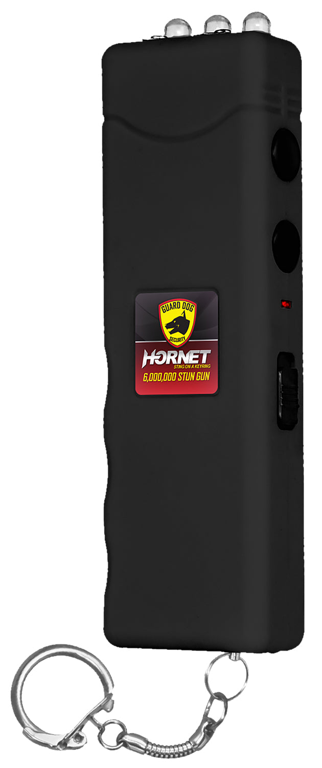 SKYLINE USA INC SGGDH6000BK Stun Gun Hornet Black Features LED Light Includes Keychain