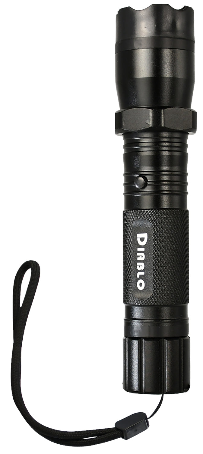 SKYLINE USA INC TLSGGDD Stun Gun Diablo Black Aluminum Features Flashlight