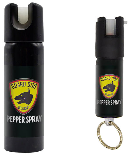 SKYLINE USA INC PSGDHA Pepper Spray Range 16 ft 2 Pack 0.5oz/3oz Features Invisible UV Dye Includes Keychain