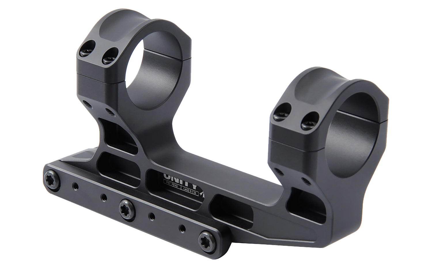 Unity Tactical LLC FSTS34205B Fast LPVO Scope Mount/Ring Combo 34 mm Black Anodized