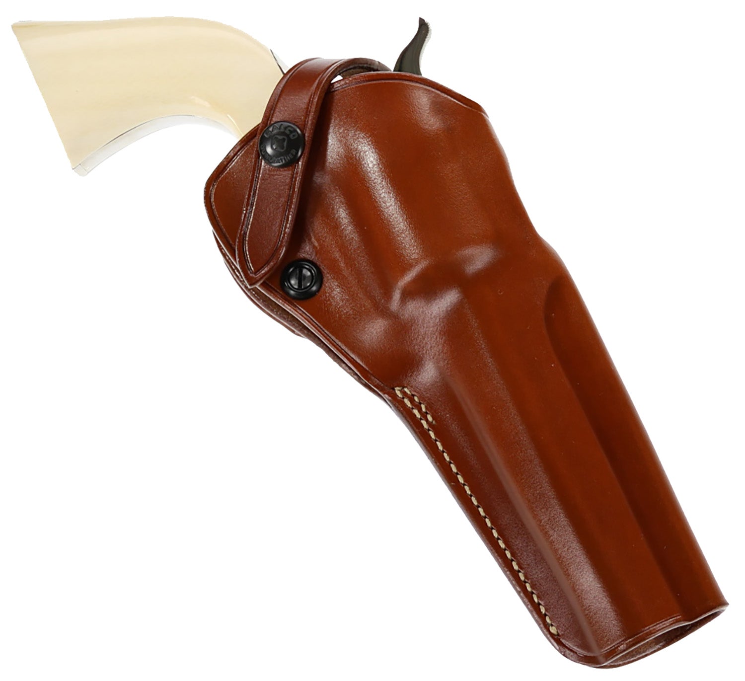 Galco SAO142 SAO OWB Tan Leather Belt Slide Fits Ruger Blackhawk Fits Ruger Super Blackhawk Right Hand