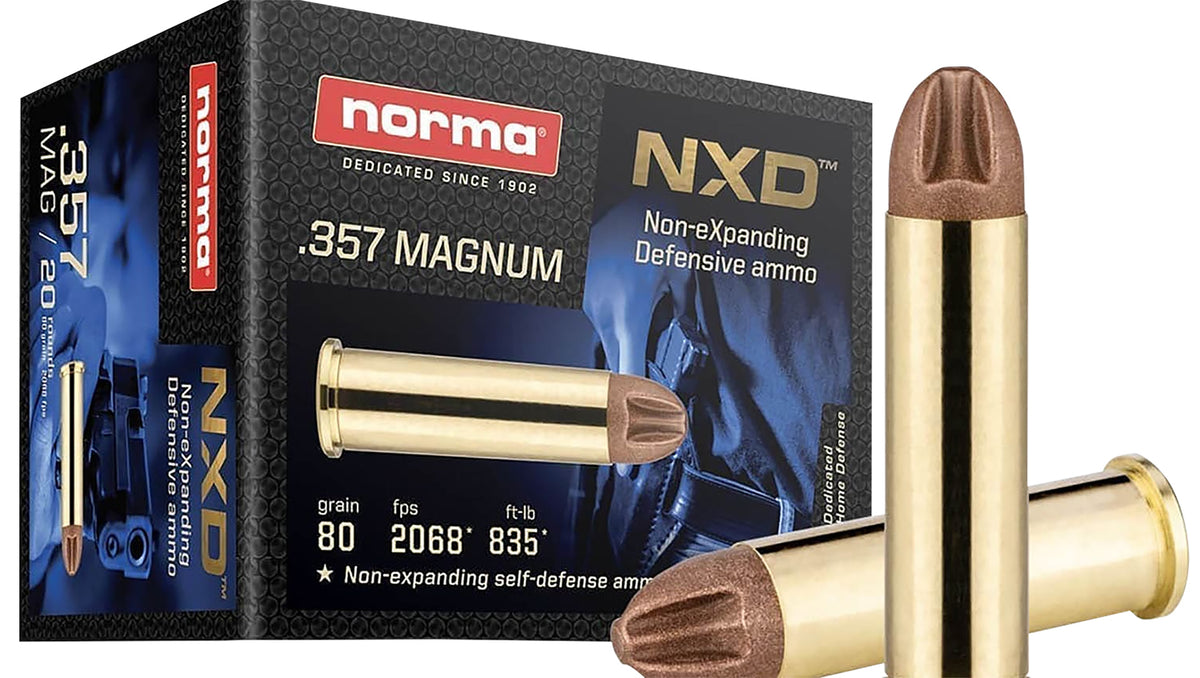 Norma .357 Magnum NXD 80gr Solid Ammo