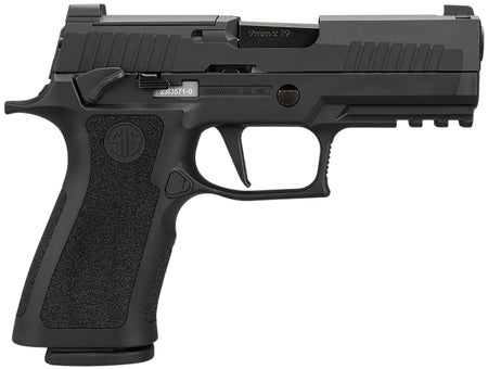 Sig Sauer Airguns AIRP320XCABB CO2 21rd 4.5" Barrel, 350 fps Velocity, Frame Includes Beavertail & Accessory Rail