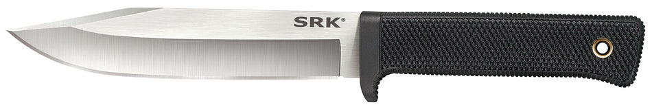 Cold Steel CS38CKE SRK 6" Fixed Clip Point Plain 3-V Steel Blade, 4.75" Black Textured Kray-Ex Handle