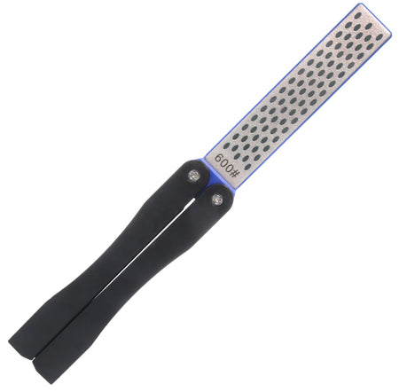 Cold Steel CSKSDSDW Double Sided Knife Sharpener Black Folding Diamond Sharpener Coarse/Fine