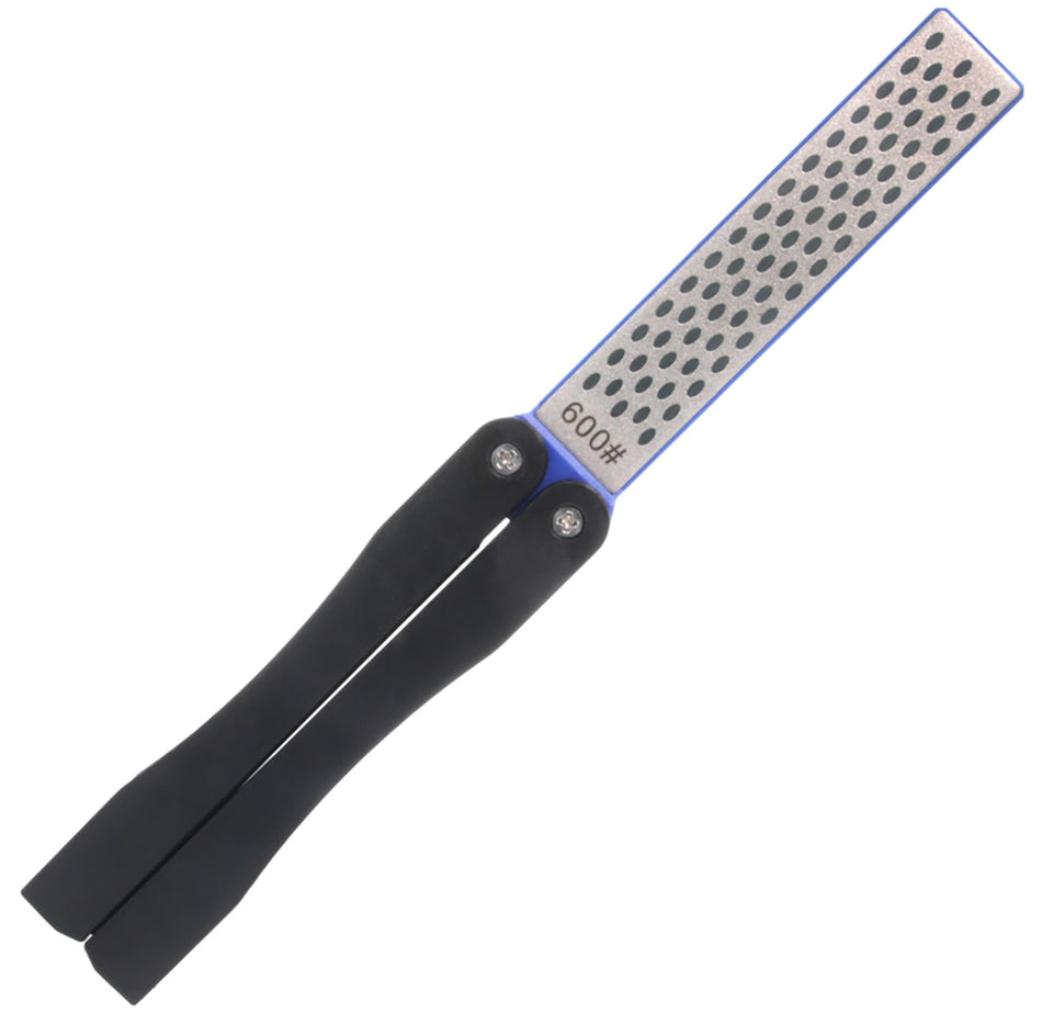 Cold Steel CSKSDSDW Double Sided Knife Sharpener Black Folding Diamond Sharpener Coarse/Fine