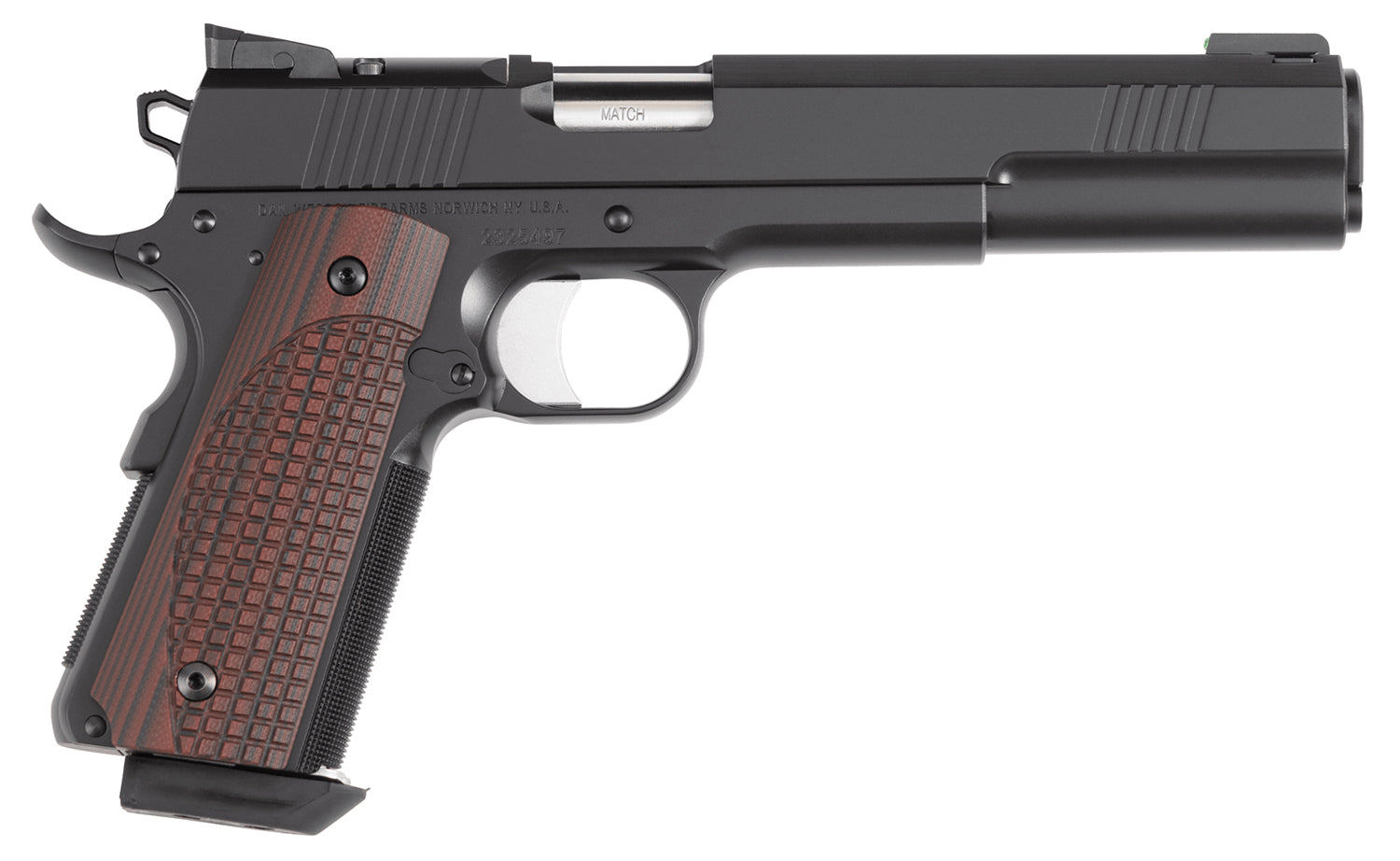 Dan Wesson 01793 Bruin 10mm Auto 8+1 6" Stainless Steel Barrel, Black Nitride Optic Ready/Serrated Steel Slide, Black Duty Stainless Steel Frame w/Beavertail, G10 Grip