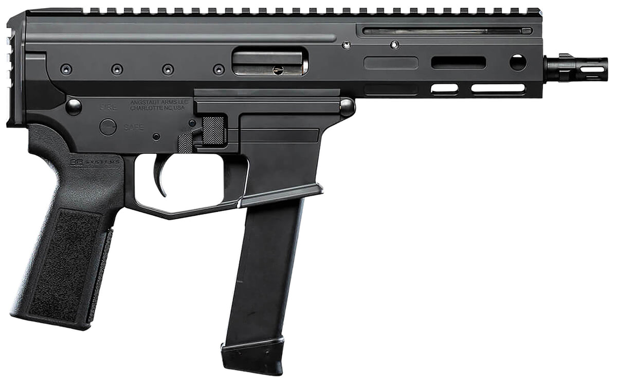 Angstadt Arms AAMDP29P06 MDP-9 27+1 6" Black Melonite Threaded Barrel Black Cerakote Black Polymer Grips