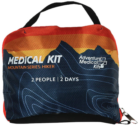 Adventure Medical Kits 01001011 Mountain Hiker Medical Kit First Aid Water Resistant Multi-Color 707708010118