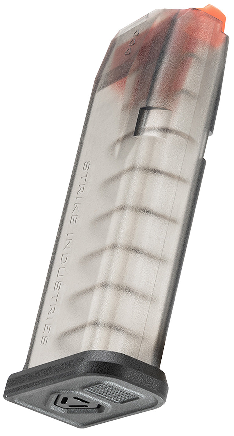 Strike Industries GMAG19 15rd Compatible w/ Glock 19/26 Gen3-5 Translucent Smoke