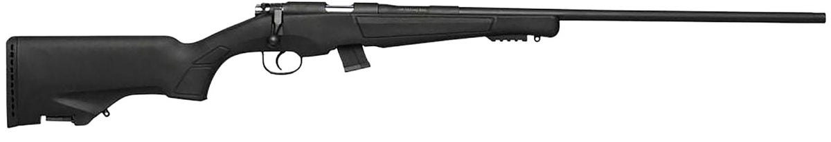 Escort HE22LR1802BK 22LR 22 LR 10+1 18" Black Threaded Barrel, Black Steel Grooved Receiver, Picatinny Rail Forend, Black Fixed w/Storage Synthetic Stock