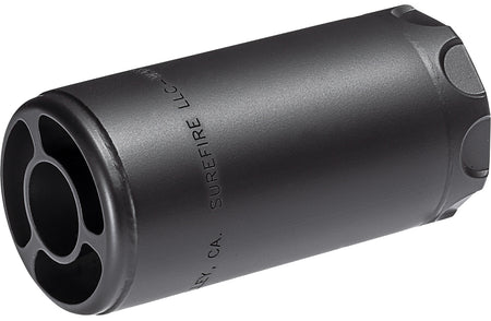 SureFire WARDEN5/8-24-BK Warden 5.56mm/7.62mm 5/8x24 Stainless Steel Black Cerakote