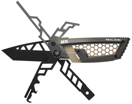 Real Avid AVGTEAR Gun Tool Edge AR-15 Stainless Steel AR-Platform 2.60" Tanto