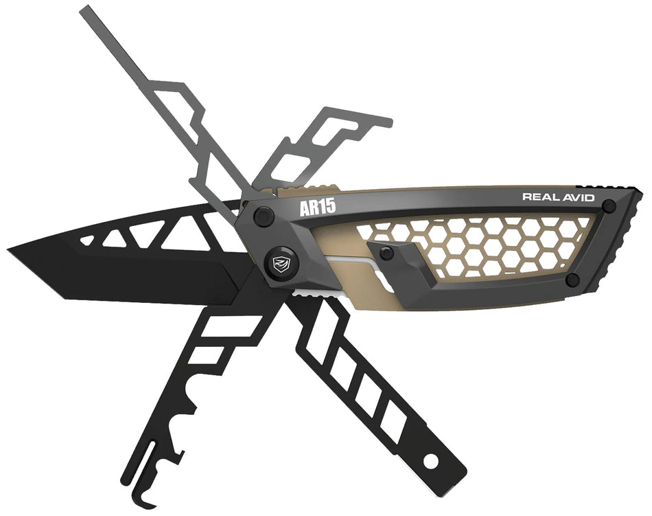 Real Avid AVGTEAR Gun Tool Edge AR-15 Stainless Steel AR-Platform 2.60" Tanto