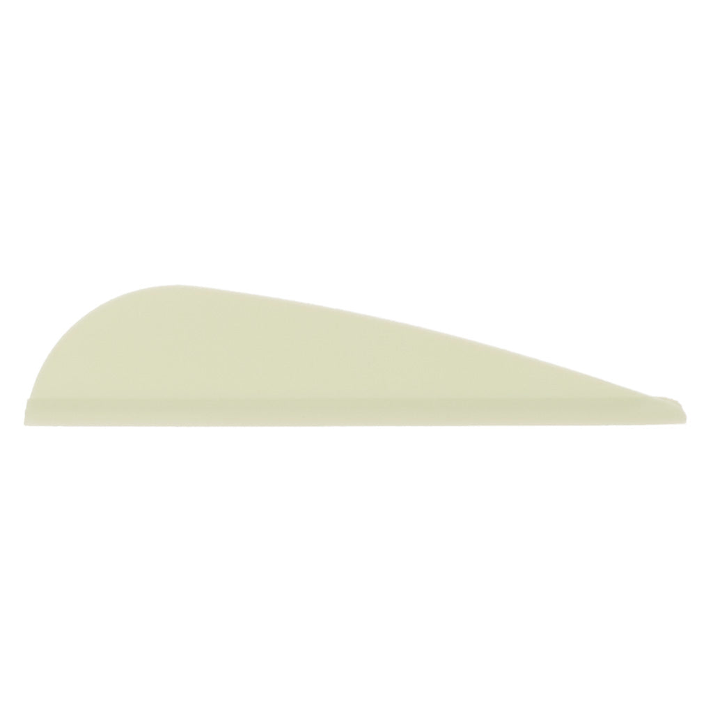 AAE Elite Plastifletch Vanes White 1.75 in. 100 pk.