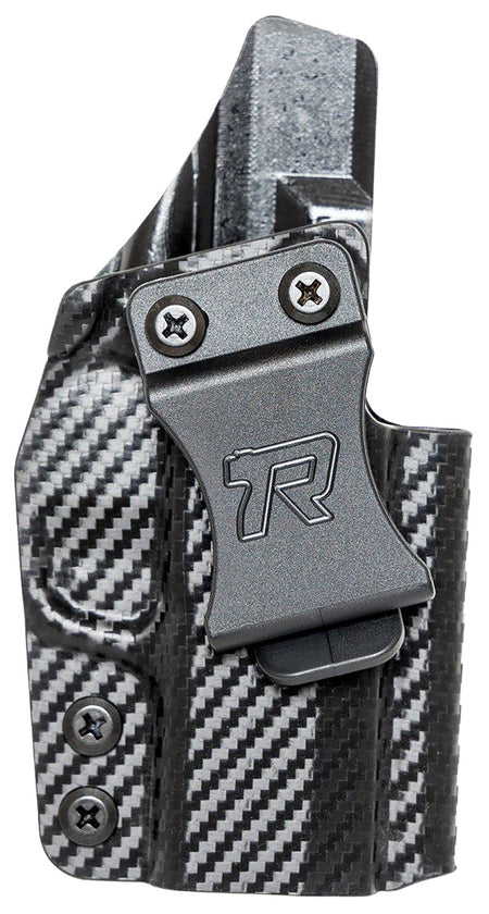 Rounded Gear SSRP365CFRHVAR Kydex IWB Black Kydex Fits Sig P365 Belt Clip Right Hand